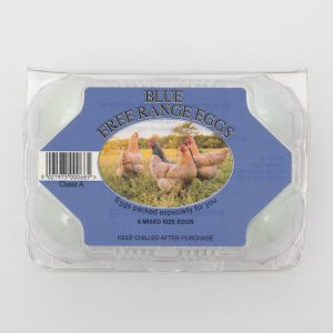 Free Range Blue Shelled Eggs 6 Pack