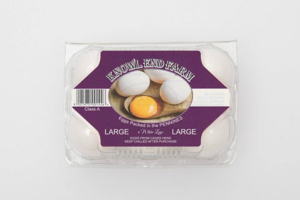 White Large Eggs 6 Pack