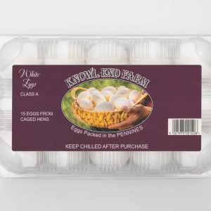 White Medium Eggs 15 Pack